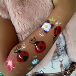 Lady Bug Face Painting